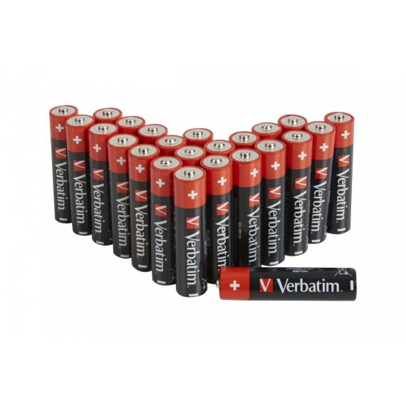 VERBATIM ALCALINE BATTERY  AAA, 24PCS PACK (BOX)