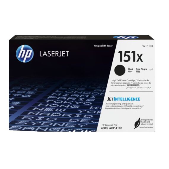 HP 151X (W1510X) BLACK HIGH YIELD TONER RELOAD KIT FORHP LASERJET PRO 4003, HP LASERJET PRO 4103, 9700 P.