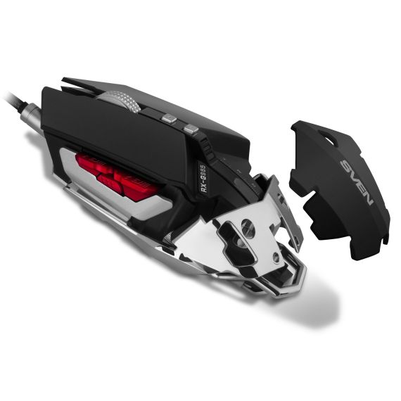 ИГРОВАЯ МЫШЬ SVEN RX-G985 / GAMING SENSOR PIXART 3050 / USB / 4000 DPI / BLACK