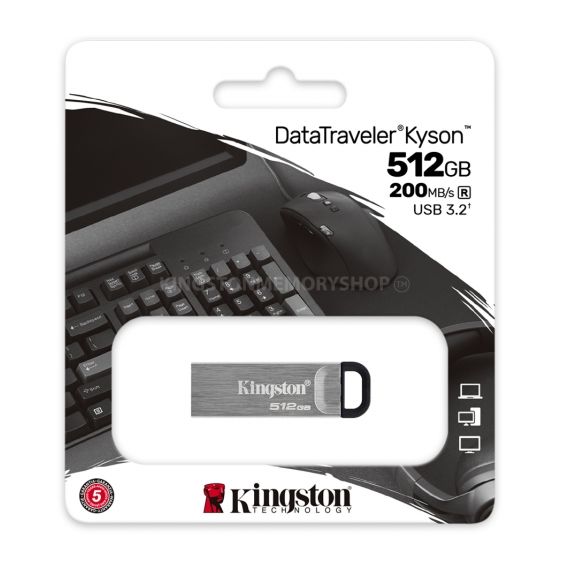 ФЛЕШ-НАКОПИТЕЛЬ USB KINGSTON DATATRAVELER KYSON 512ГБ