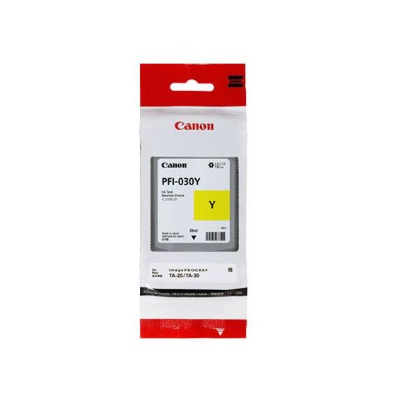INK CARTRIDGE CANON PFI-030 YELLOW, BLACK, 55ML FOR TM240,TM340.