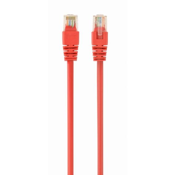 UTP CAT.5E PATCH CORD, 0.5M, RED