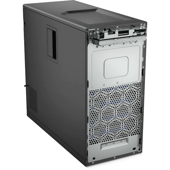 DELL POWEREDGE T150 TOWER, INTEL XEON E-2314 (2.8GHZ, 8M CACHE, 4C/4T, 65W), 1X16GB DDR4 UDIMM RAM, 2TB 7.2K RPM SATA HDD (CHASSIS UP TO 4X3,5” CABLED HDD), IDRAC9 BASIC, ON-BOARD LOM BROADCOM 5720 DUAL PORT 1GB , TPM 2.0 V3., SINGLE CABLED 300W PSU.