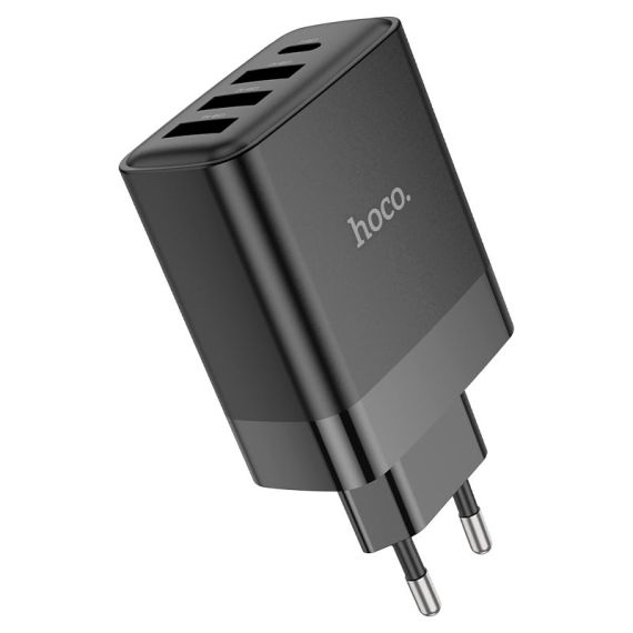 ЗАРЯДНОЕ УСТРОЙСТВО HOCO C127A  INTELLIGENT / UP TO PD45W / QC3.0, BLACK