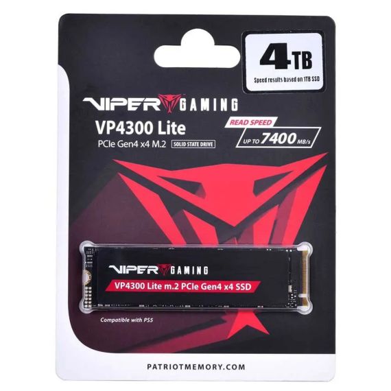 M.2 NVME SSD VIPER (BY PATRIOT) VP4300 LITE 4TB