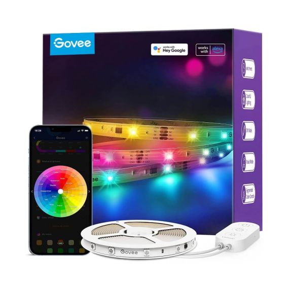 СВЕТОДИОДНАЯ ЛЕНТА GOVEE RGBIC BASIC  / 5M / MULTICOLOR / WI-FI / BLUETOOTH