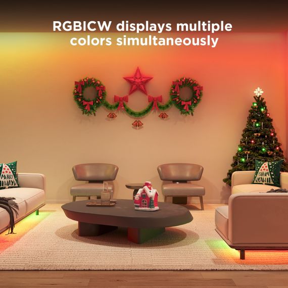 СВЕТОДИОДНАЯ ЛЕНТА GOVEE RGBIC S LED / 5M / MULTICOLOR / WI-FI / BLUETOOTH
