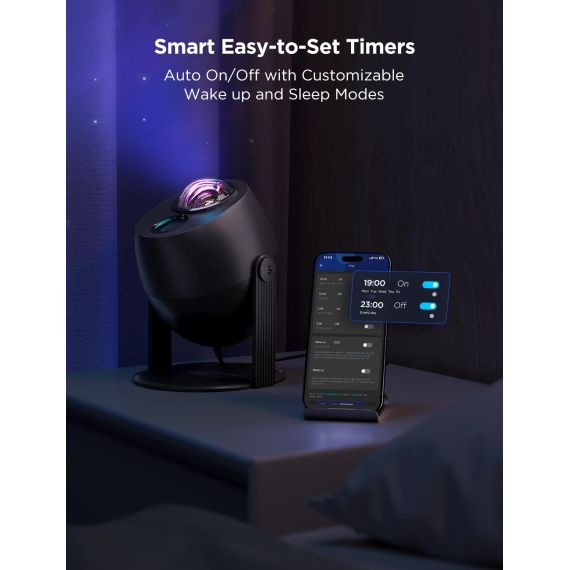 СВЕТОВОЙ ПРОЕКТОР GOVEE STAR LIGHT PROJECTOR, 18 WHITE NOISE OPTIONS