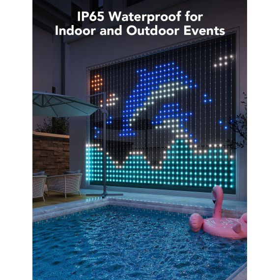 НАРУЖНЫЕ ЗАНАВЕСОЧНЫЕ СВЕТИЛЬНИКИ GOVEE RGBIC CURTAIN LIGHTS 1.5*2M