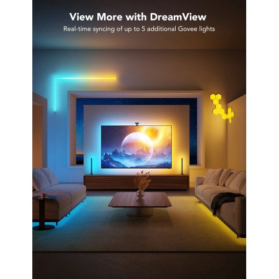 СВЕТОДИОДНАЯ ЛЕНТА ДЛЯ ТЕЛЕВИЗОРА GOVEE ENVISUAL TV BACKLIGHT T2 WITH DUAL CAMERAS (75”-85”)