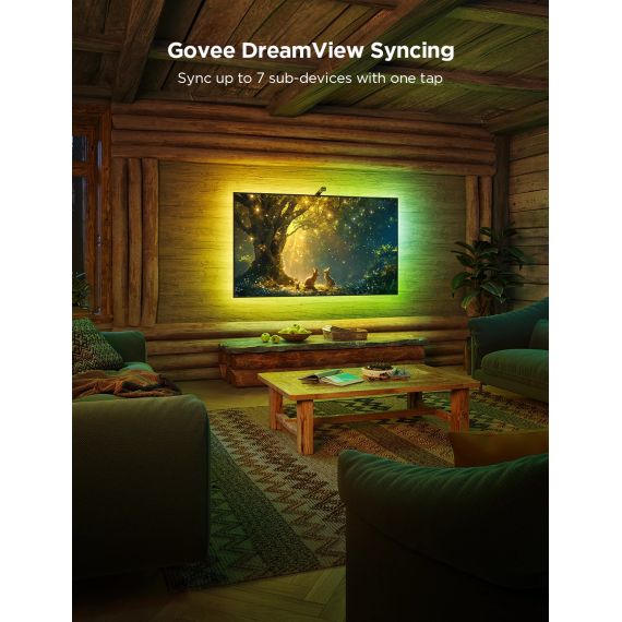 СВЕТОДИОДНАЯ ЛЕНТА ДЛЯ ТЕЛЕВИЗОРА GOVEE RGBIC TV BACKLIGHT 3 LITE  (55”-65”)