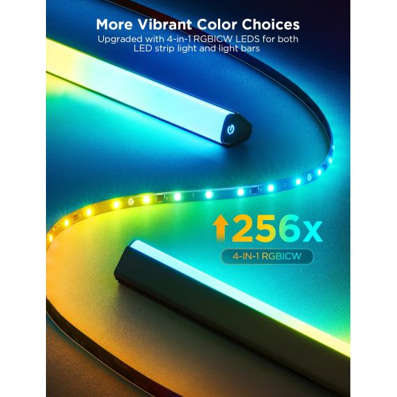 СВЕТОДИОДНАЯ ЛЕНТА ДЛЯ ТЕЛЕВИЗОРА GOVEE TV BACKLIGHT 3 LITE KIT T (55”-65” + LIGHT BARS 40”-70”)