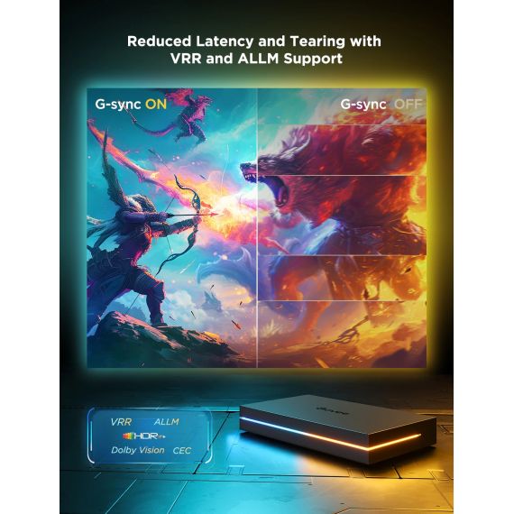 СВЕТОДИОДНАЯ ЛЕНТА ДЛЯ ТЕЛЕВИЗОРА GOVEE AI SYNC BOX 2 (55”-65”)