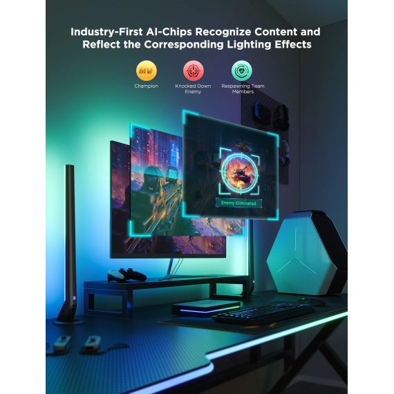 СВЕТОДИОДНАЯ ЛЕНТА ДЛЯ ТЕЛЕВИЗОРА GOVEE AI SYNC BOX 2 (55”-65”)