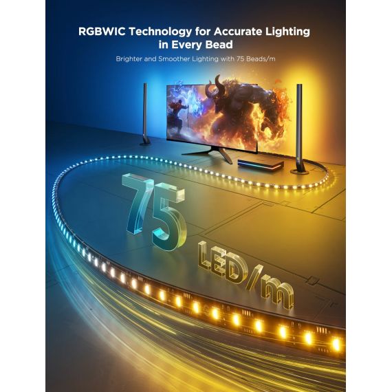 СВЕТОДИОДНАЯ ЛЕНТА ДЛЯ ТЕЛЕВИЗОРА GOVEE AI SYNC BOX 2 (55”-65”)