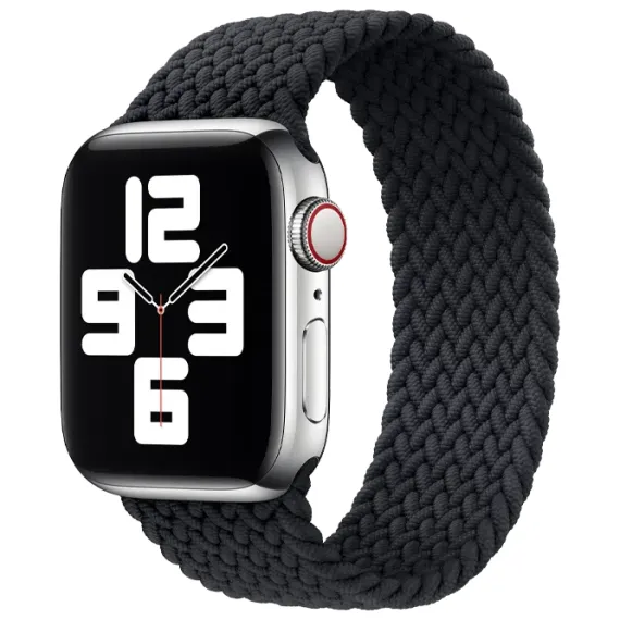 STRAP FOR APPLE WATCH BAND 42-44 MM NYLON BLACK S