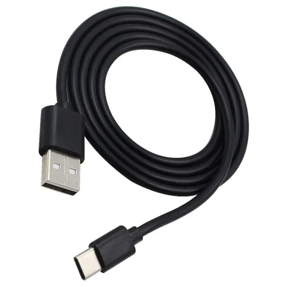CHARGER CABLE USB TO TYPE-C 50CM BLACK