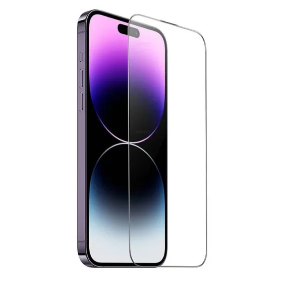 HOCO A34 9D LARGE ARC DUSTPROOF GLASS FOR IPHONE 14 SERIES