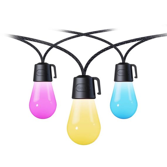 НАРУЖНЯЯ СВЕТОДИОДНАЯ ЛЕНТА GOVEE RGBIC SMART OUTDOOR STRING LIGHTS 15M, 15 LIGHT BULBS