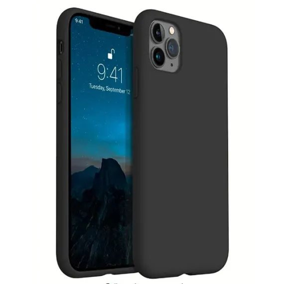 SILICON CASE PREMIUM BLACK FOR IPHONE 11/11 PRO/11 PRO MAX