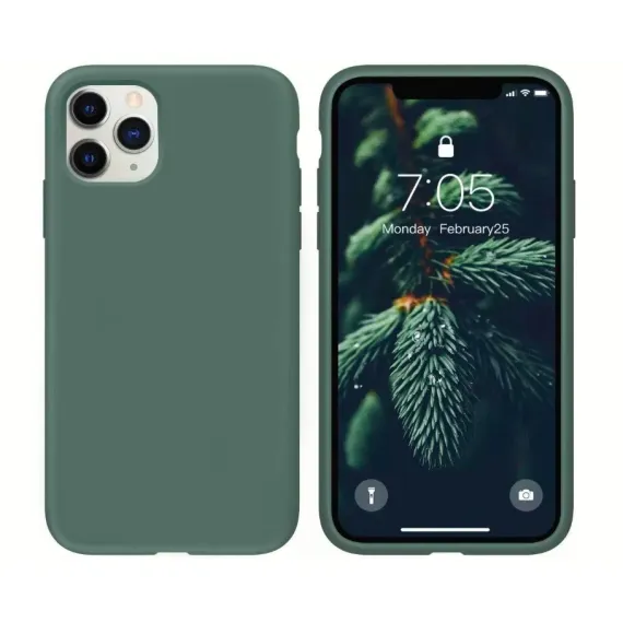 SILICON CASE PREMIUM PINE GREEN FOR IPHONE 11/11 PRO/11 PRO MAX