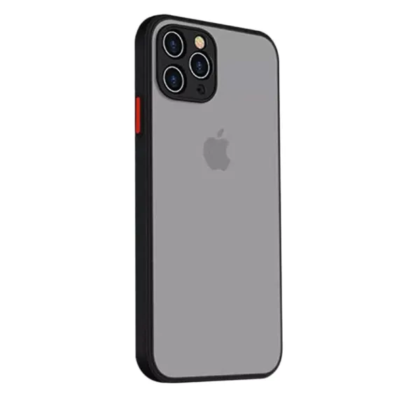 SHOCKPROOF ARMORED MATTE CASE GREY FOR IPHONE 12/12 PRO/12 PRO MAX