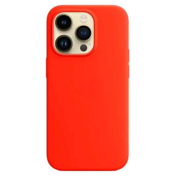 SILICON CASE PREMIUM RED FOR IPHONE 14 SERIES
