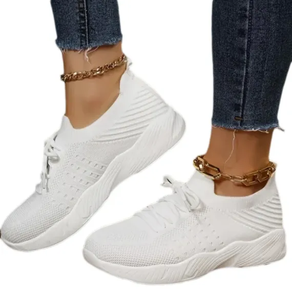 КРОССОВКИ KNITTED OCTOPUS WHITE 37/38/39