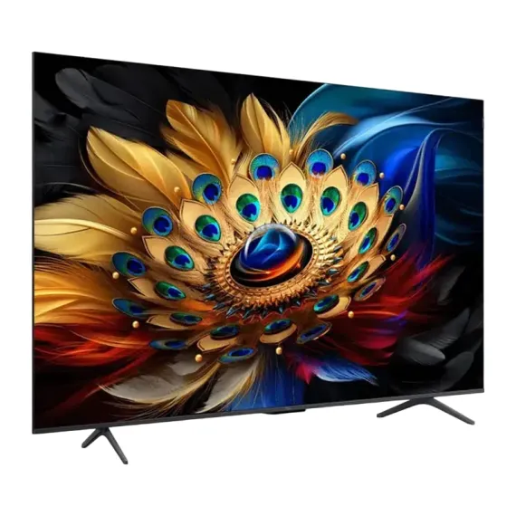 55" QLED SMART ТЕЛЕВИЗОР TCL 55C655, 3840X2160 4K UHD, GOOGLE TV, ЧЁРНЫЙ