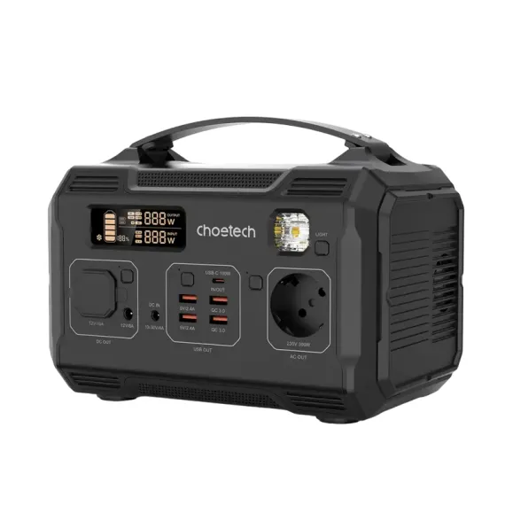 ЗАРЯДНАЯ СТАНЦИЯ CHOETECH BS002, 76800МА·Ч, ЧЁРНЫЙ