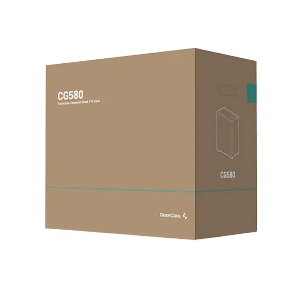 КОМПЬЮТЕРНЫЙ КОРПУС DEEPCOOL CG580, MIDI-TOWER, БЕЗ БЛОКА ПИТАНИЯ, БЕЛЫЙ