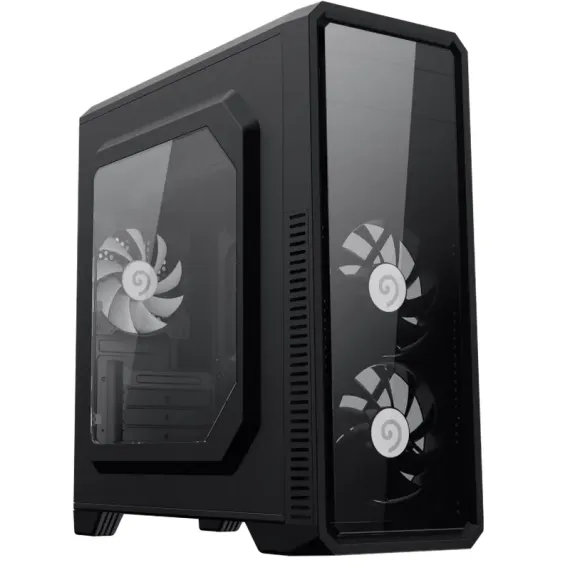 КОМПЬЮТЕРНЫЙ КОРПУС GAMEMAX G561-BK, MIDI-TOWER, БЕЗ БЛОКА ПИТАНИЯ, ЧЁРНЫЙ