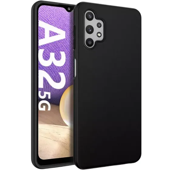 ЧЕХОЛ XCOVER GALAXY SAMSUNG A32 4G - SOFT TOUCH (MICROFIBER), ЧЁРНЫЙ