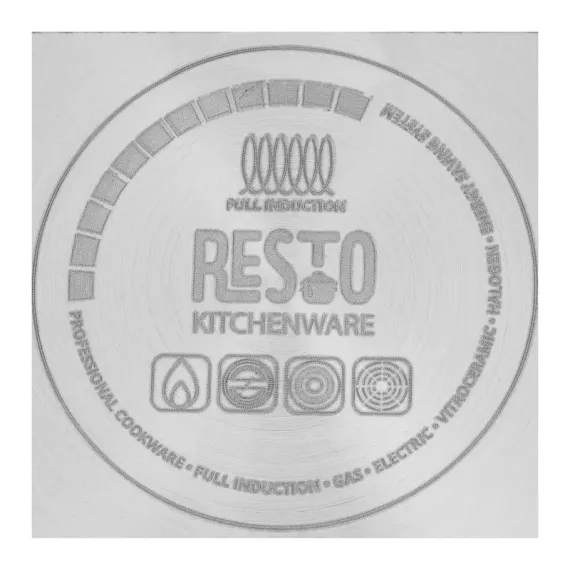 СКОВОРОДА WOK RESTO 95004, 28СМ, НЕРЖАВЕЮЩАЯ СТАЛЬ