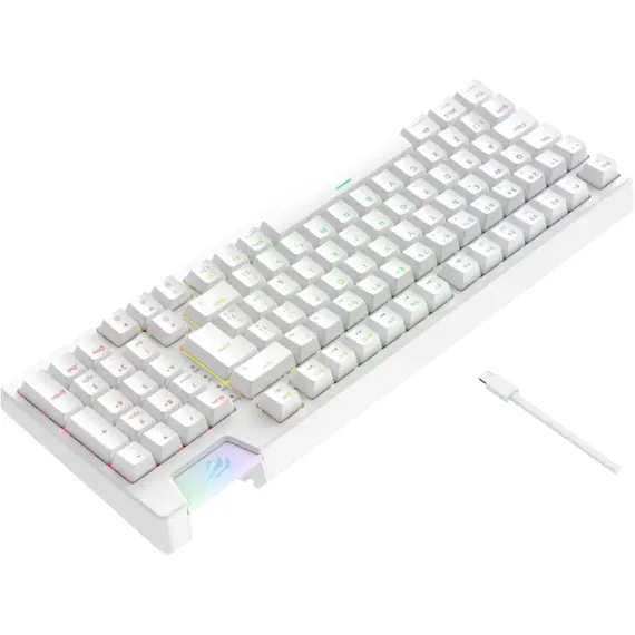 КЛАВИАТУРА HAVIT KB885L, ПРОВОДНОЕ, БЕЛЫЙ