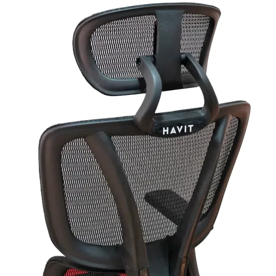 ИГРОВОЕ КРЕСЛО HAVIT GC919, ПВХ КОЖА, ЧЕРНЫЙ | КРАСНЫЙ