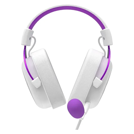 ИГРОВАЯ ГАРНИТУРА HAVIT H2002D, ПРОВОДНОЙ АНАЛОГОВЫЙ, БЕЛЫЙ КРАСНЫЙ