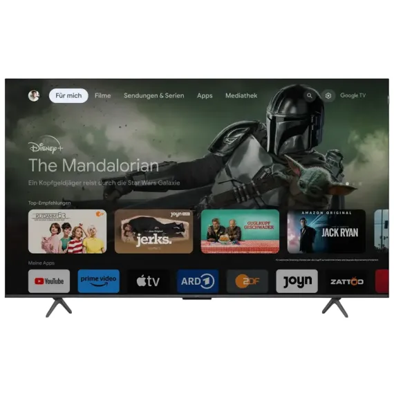 55" QLED SMART ТЕЛЕВИЗОР TCL 55C655, 3840X2160 4K UHD, GOOGLE TV, ЧЁРНЫЙ