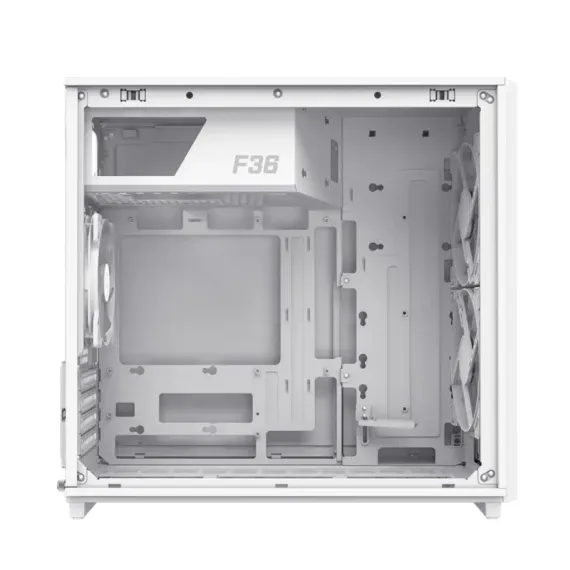 КОМПЬЮТЕРНЫЙ КОРПУС GAMEMAX F36 WH, MINI-TOWER, БЕЗ БЛОКА ПИТАНИЯ, БЕЛЫЙ