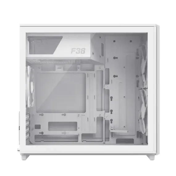 КОМПЬЮТЕРНЫЙ КОРПУС GAMEMAX F36 WH, MINI-TOWER, БЕЗ БЛОКА ПИТАНИЯ, БЕЛЫЙ