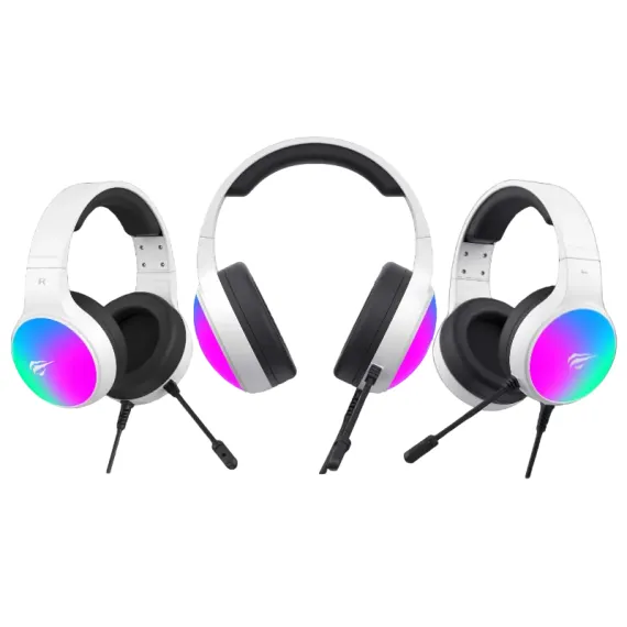 ИГРОВАЯ ГАРНИТУРА HAVIT H2043U, USB, БЕЛЫЙ | ЧЕРНЫЙ