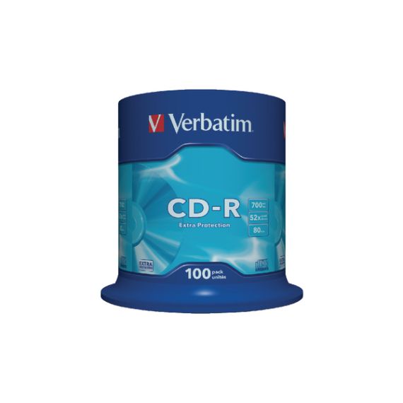 VERBATIM DATALIFE CD-R 700MB 52X EXTRA PROTECTION SURFACE - SPINDLE