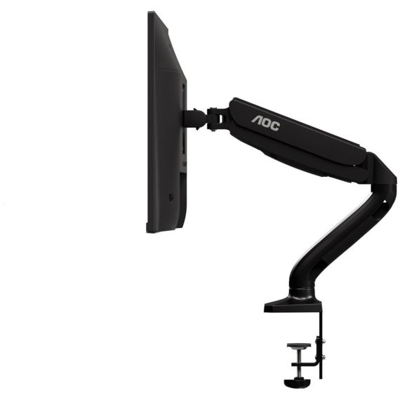 ARM FOR 1 MONITORS 13"-31.5" - AOC AS110D0 BLACK, DESK CLAMP/GROMMET,