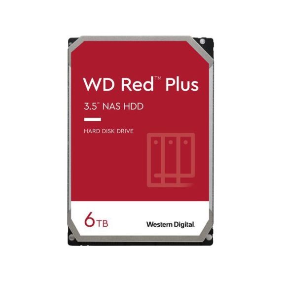 3.5'' HDD 6.0TB  WESTERN DIGITAL WD60EFZX CAVIAR(R) RED(TM) PLUS NAS, CMR DRIVE, 5640RPM, 128MB, SATAIII