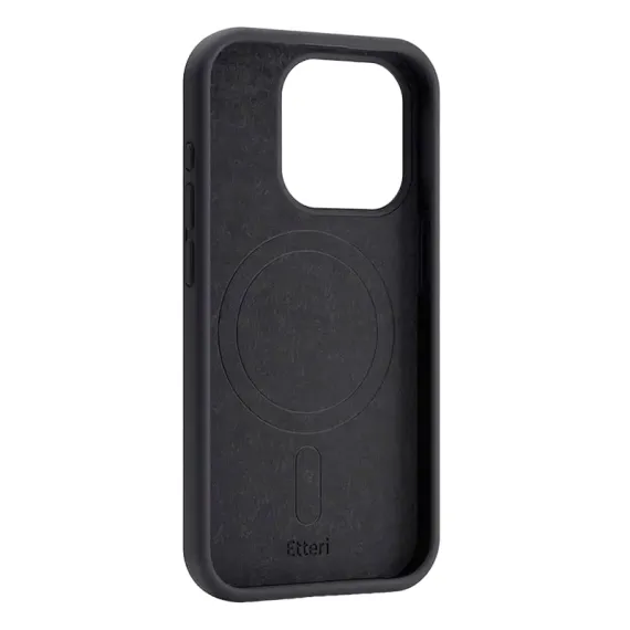 ЧЕХОЛ ETTERI SILICONE MAG CASE ДЛЯ IPHONE 16 PRO, ЧЁРНЫЙ