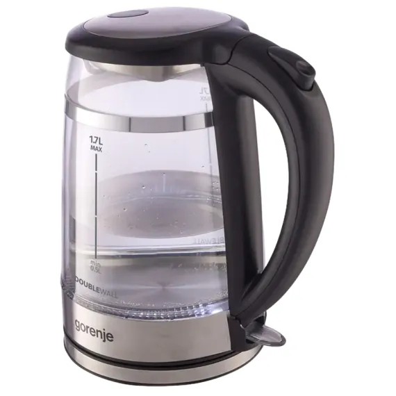 ЭЛЕКТРОЧАЙНИК GORENJE K17GDW, ЧЁРНЫЙ