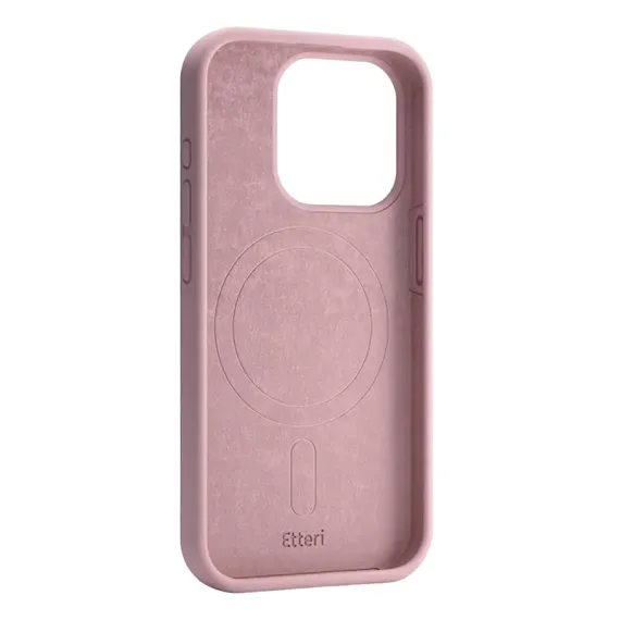 ЧЕХОЛ ETTERI SILICONE MAG CASE ДЛЯ IPHONE 16 PRO MAX, LIGHT PINK