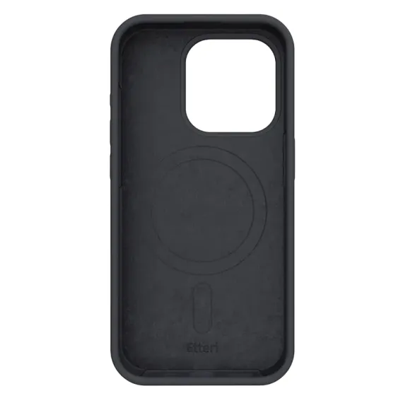 ЧЕХОЛ ETTERI SILICONE MAG CASE ДЛЯ IPHONE 16 PRO, ЧЁРНЫЙ
