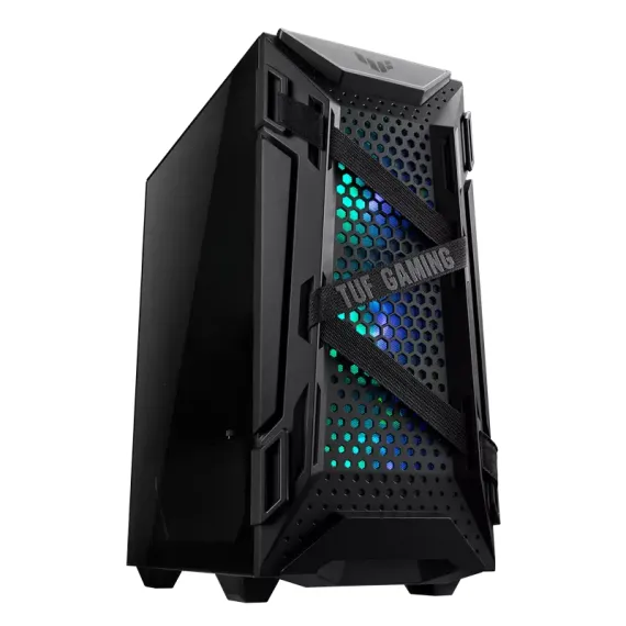 КОМПЬЮТЕРНЫЙ КОРПУС ASUS TUF GAMING GT301, MIDI-TOWER, БЕЗ БЛОКА ПИТАНИЯ, ЧЁРНЫЙ