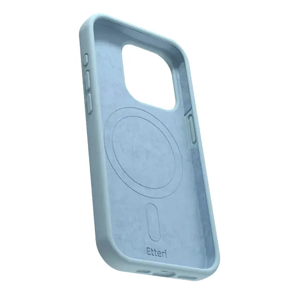 ЧЕХОЛ ETTERI SILICONE MAG CASE ДЛЯ IPHONE 16 PRO MAX, ГОЛУБОЙ